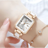 Luxury Diamond Square Quartz Chic Watch
