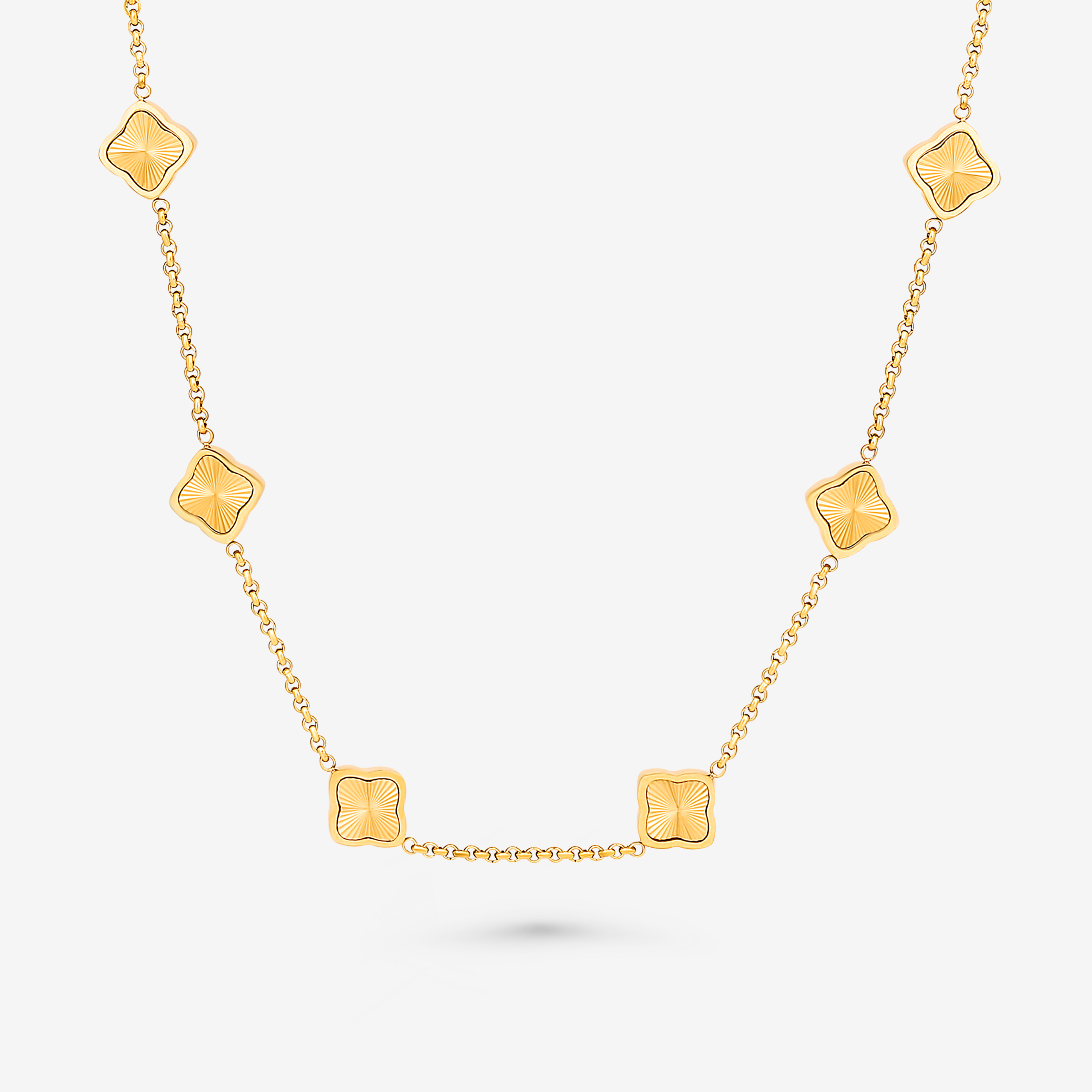 CLOVER Coin Necklace