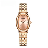 Elegant Vintage Oval Quartz Watch
