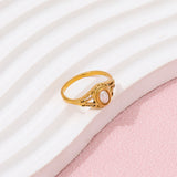Gold Plated Pearl Vintage Ring